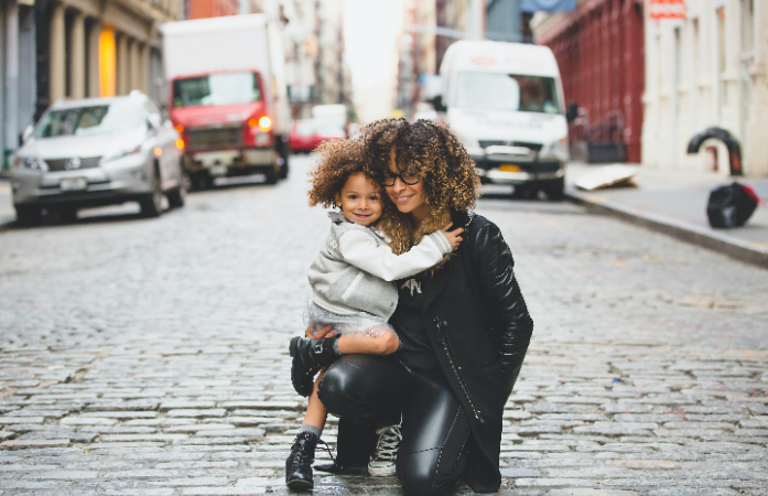  mom and child